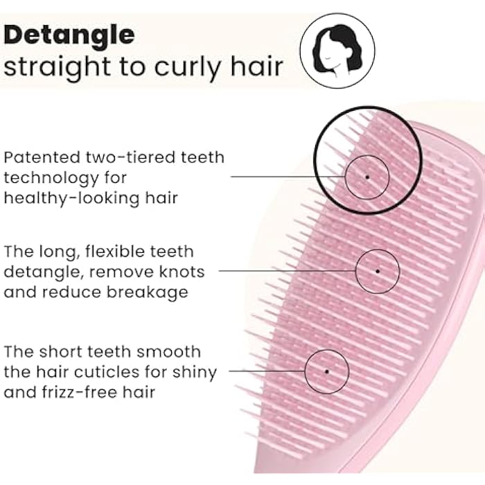 Tangle Teezer Wet Detangler - Pink - Image 2